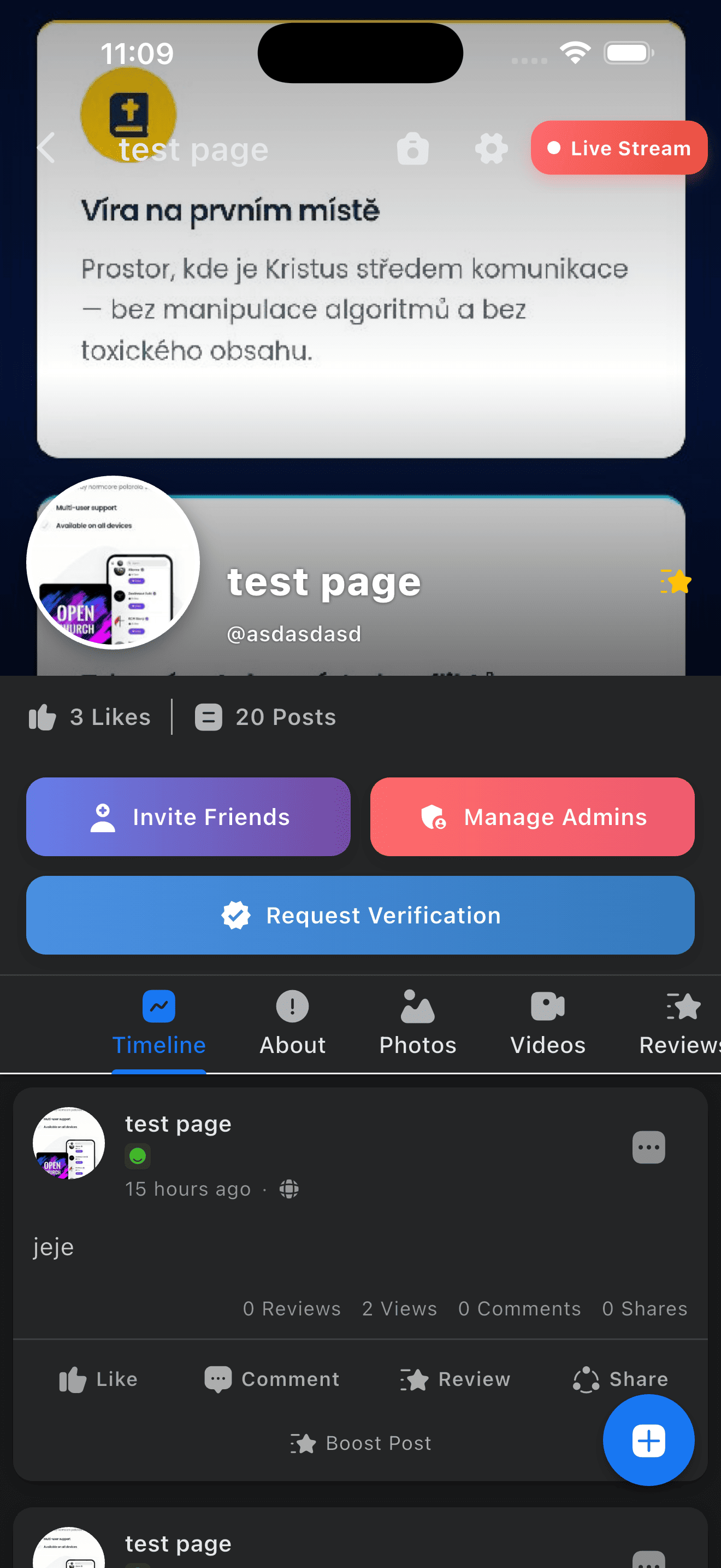 Sngine Pro Timeline – Flutter Social Networking App (Android & iOS) mobile preview